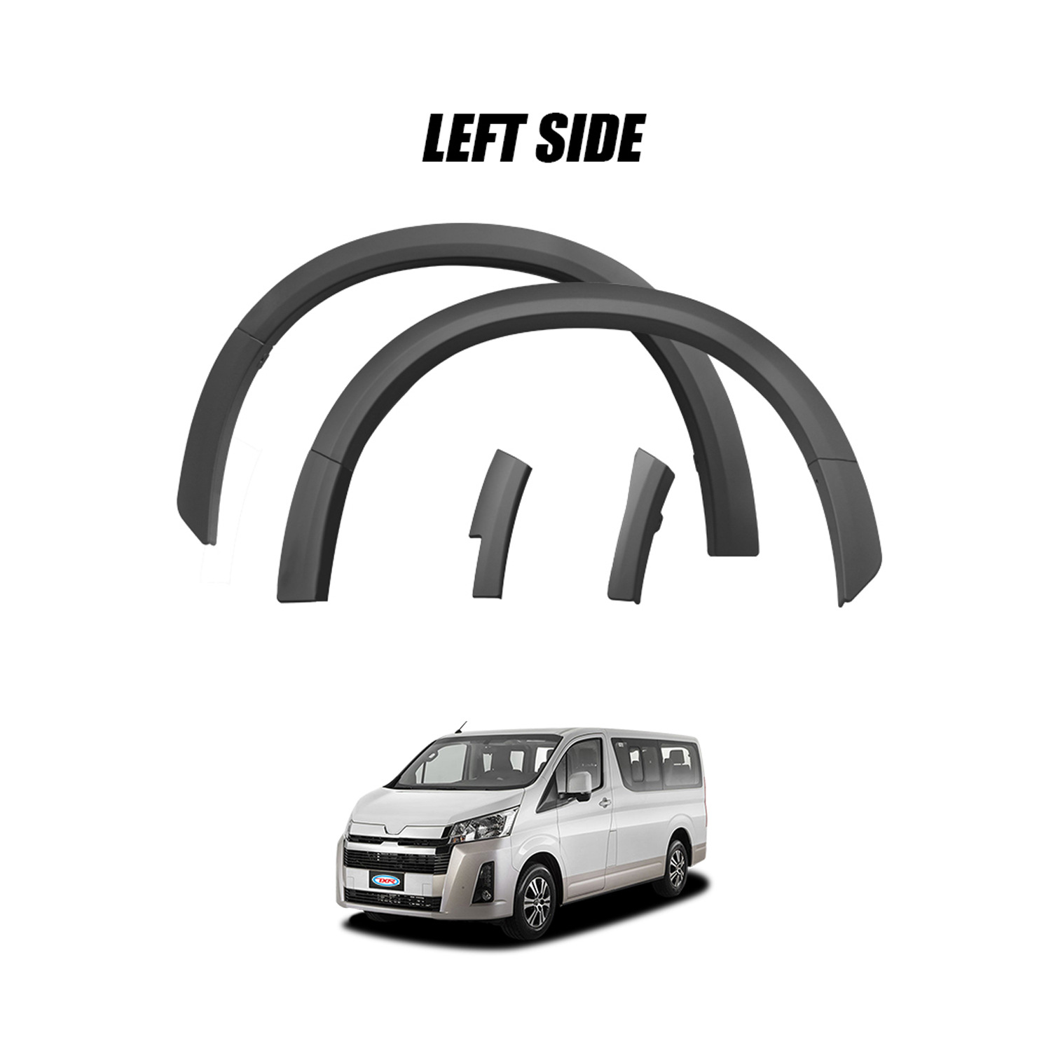 TXR para Toyota Sea Lion Wheel H300 Eyebrow modificado de lujo Eyebrow Toyota Hiace Fender Flare