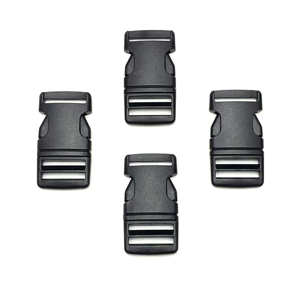 High quality plastic black safety buckle 20-51mm strap adjustable buckle luggage buckle accessories waist bag Outdoor