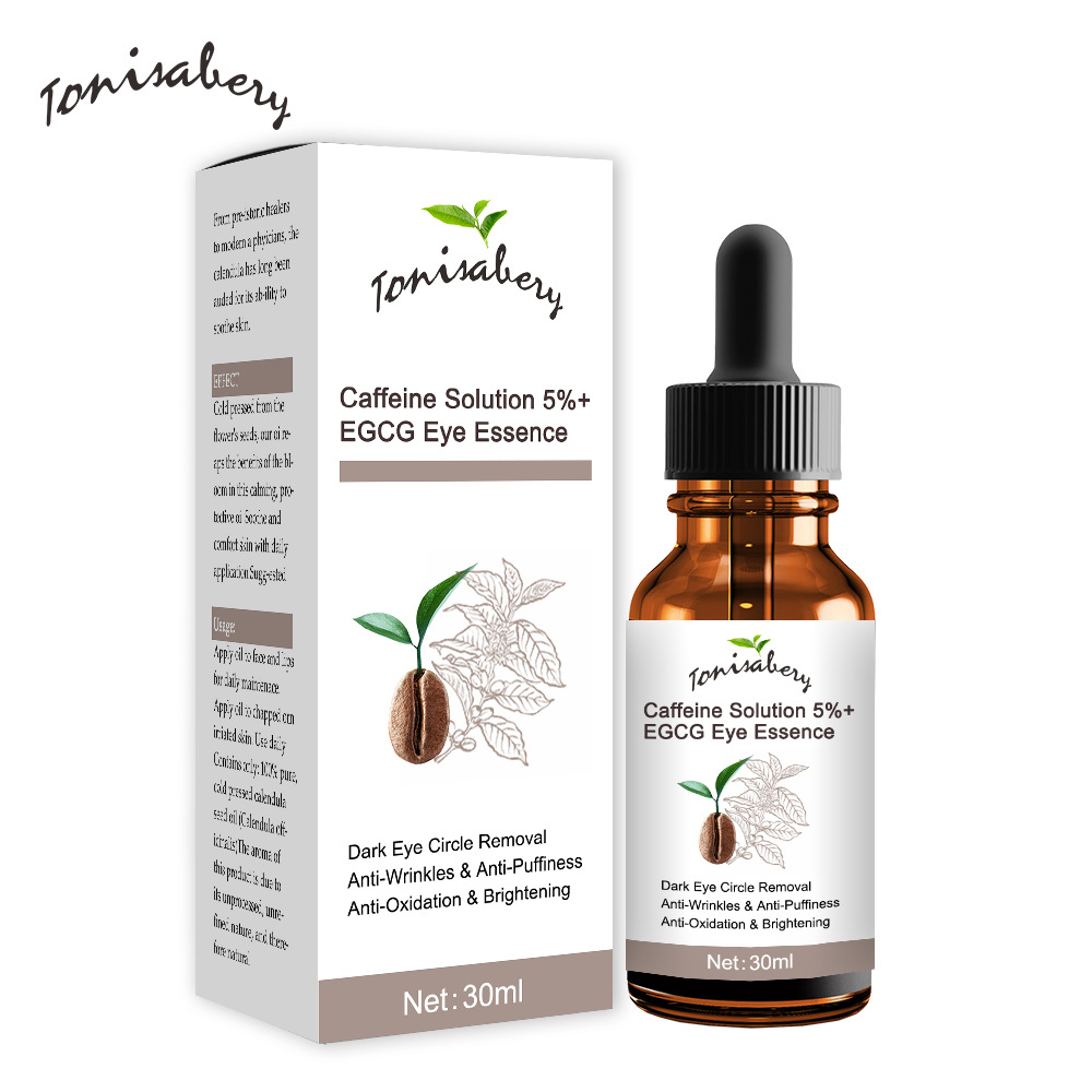 30 ml eye care solution cross-border in stock wholesale tea polyphenols coffee liquid