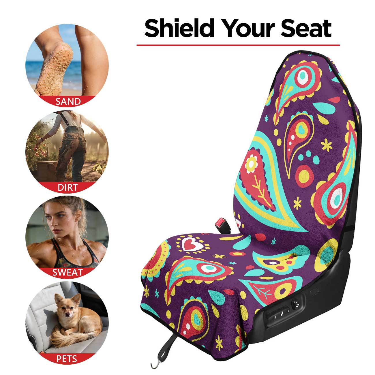 Car seat towel cover, front seat protector, suitable for gym and exercise, universal for all seasons, car use 169