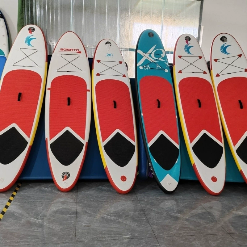Stand-up Paddle Board double-layer wood grain 320×78×15 cm, inflatable adult SUP for surfing & fishing