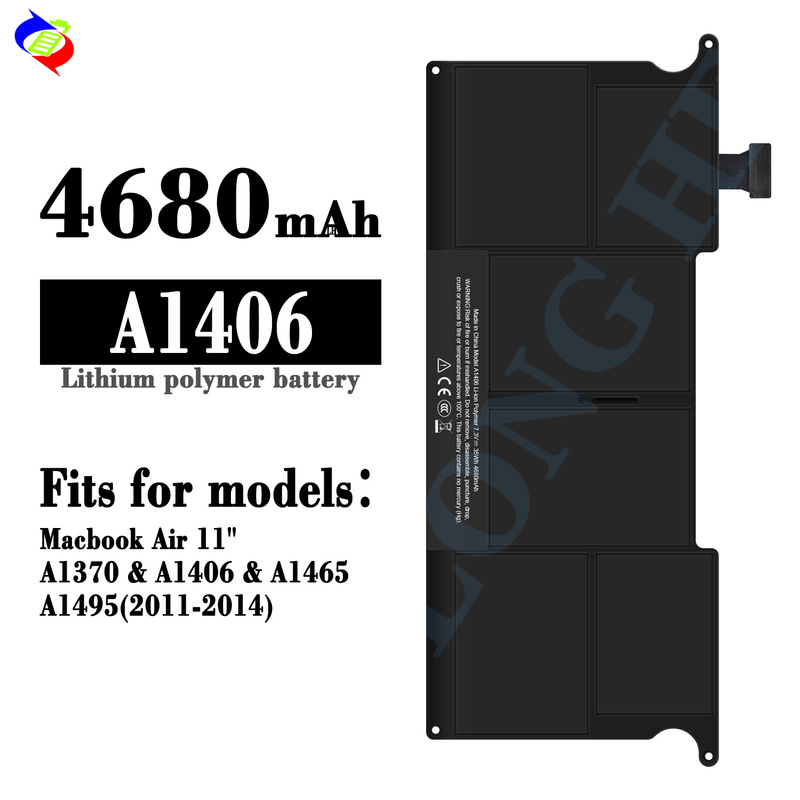 For Apple Macbook Air 11 ''/A1370/A1406/A1465/A1495 Laptop Battery