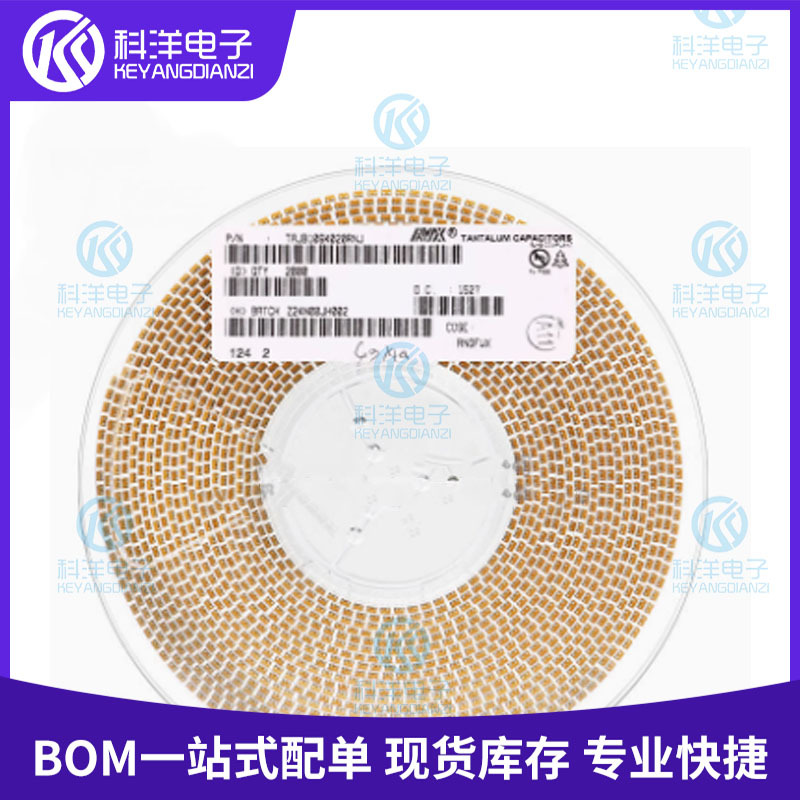 AVX贴片钽电容 CASE-B-3528 10uF ±10% 20V TAJB106K020RNJ 现货