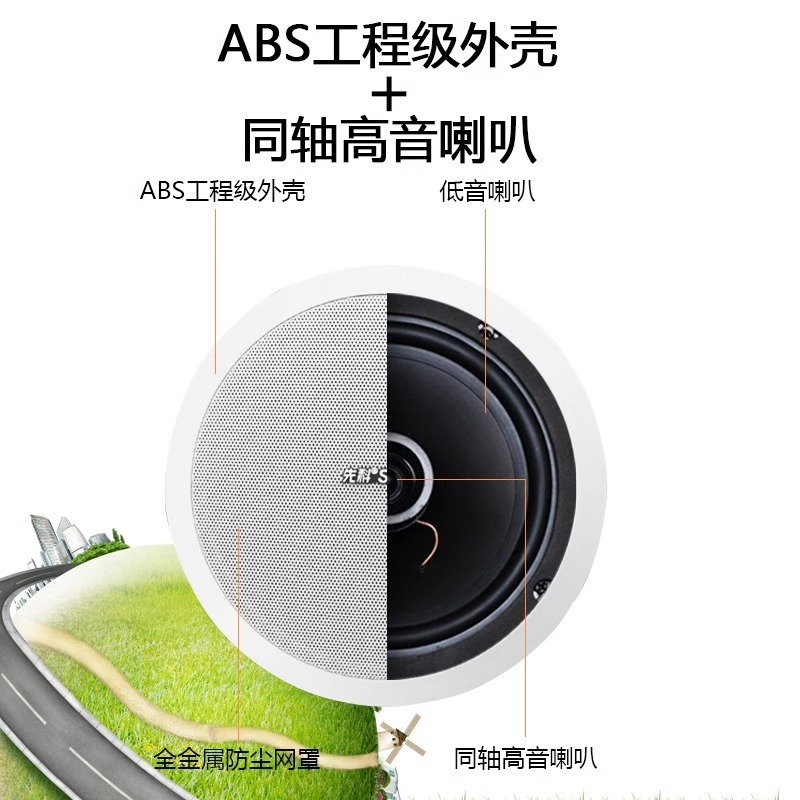 国境を越えた工場はSAST/s 4のトップスピーカーbluetooth家庭用天井スピーカーの商用壁掛け背景音楽音響を提供している|undefined
