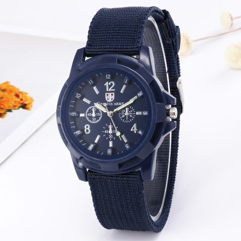 New Woven Strap Military Watch Gemius Swiss Fashionable Swiss Land, Sea, and Air Army Watch Sports Watch Wholesale