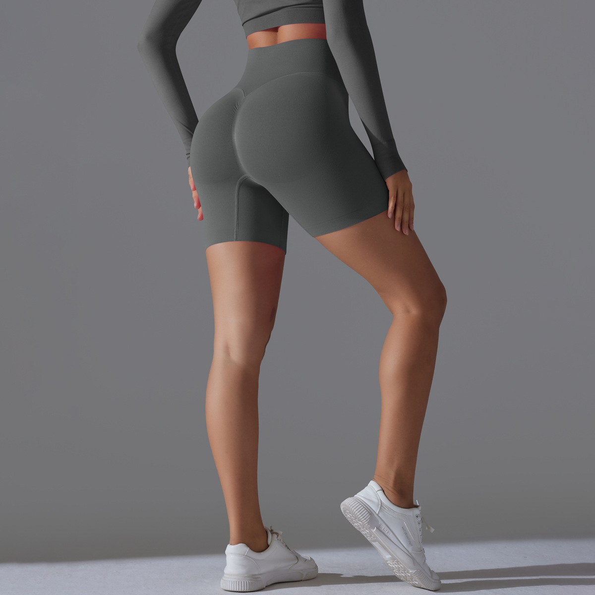 Simple Style Sport Style Solid Color Nylon Collarless Active Bottoms Skinny Pants Sweatpants display picture 41