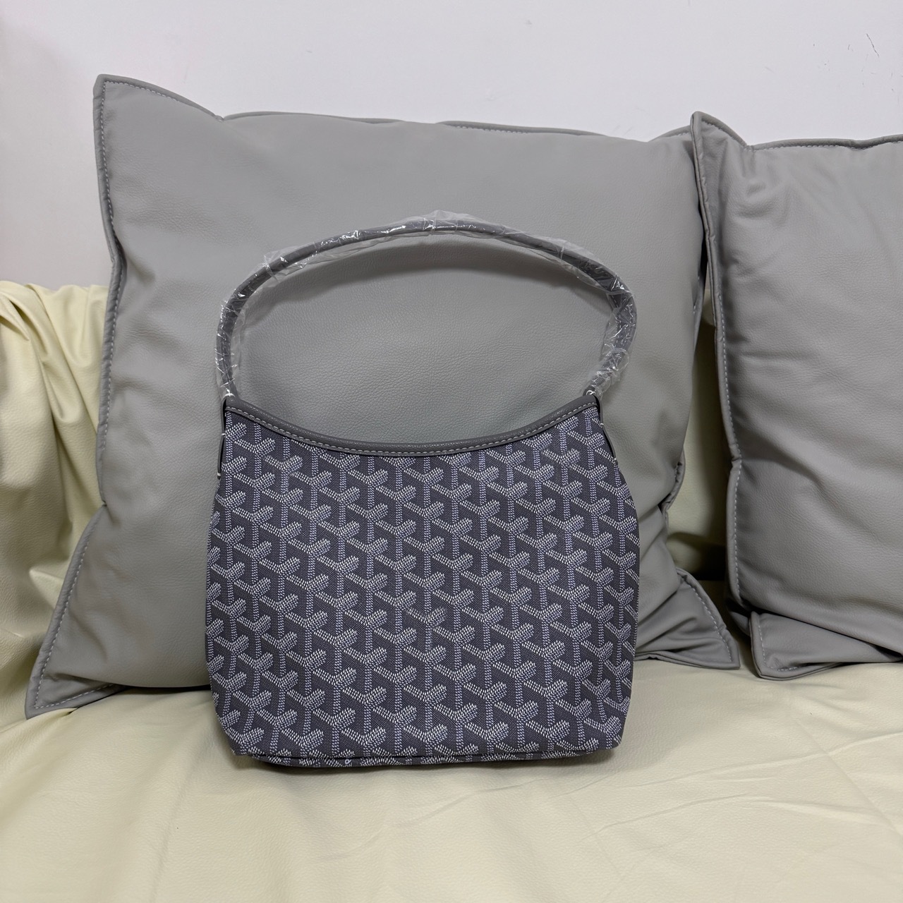 Bag, foreign trade mini bag, women's high-end leather bag, hobo style, shoulder bag, underarm bag, mini tote bag, versatile