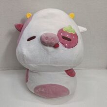 蘑菇动物系列毛绒娃娃可爱草莓猪家居装饰毛绒玩具抱抱公仔礼物