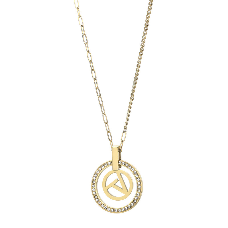 Oferta especial experiencia europea y americana joyería de acero titanio vacío galvanoplastia no decoloración no alérgica joyería pendientes collar fábrica al por mayor