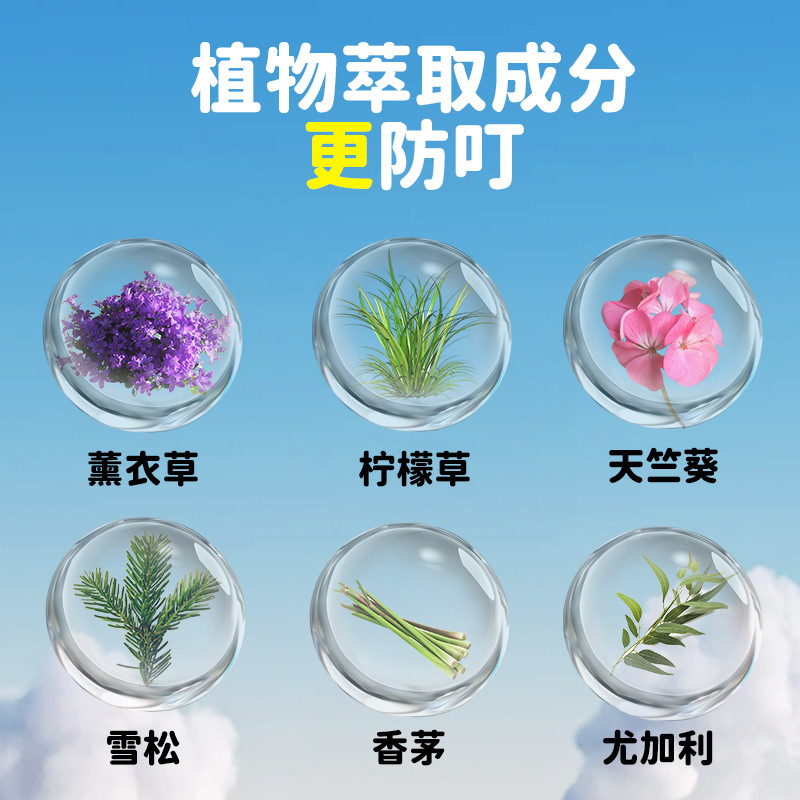 陶博士20片袋装便携式植物草本贴 户外随身防蚊神器防虫叮防叮贴|undefined