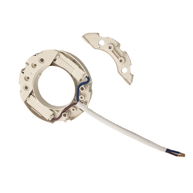 GX53灯头橱柜灯座带2*0.75mm²白色扁线 成品价 CE认证  厂价直销