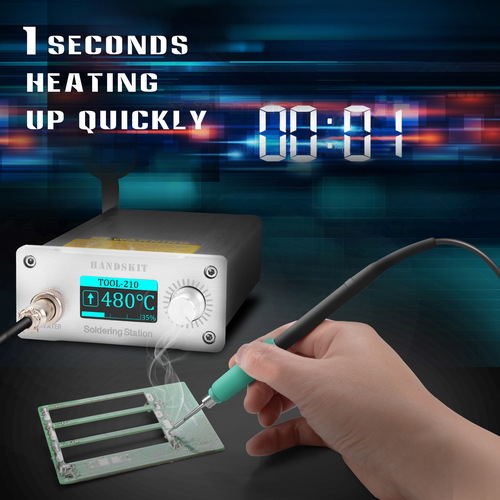 T210 mobile phone repair lead-free soldering station compatible with JBC 210 T26 soldering iron tip and iron handle 1 second fast heating soldering iron