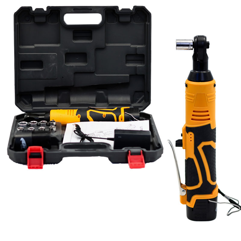 跨境 新款 16.8v锂电棘轮扳手 90度直角扳手舞台桁架安装工具