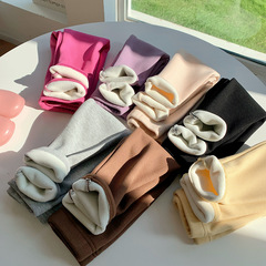 Children's Fleece Women's Pants with Fleece and Thick Leggings Long Pants Winter New Arrival Wholesale Children's Clothing for 3-8 Years Old