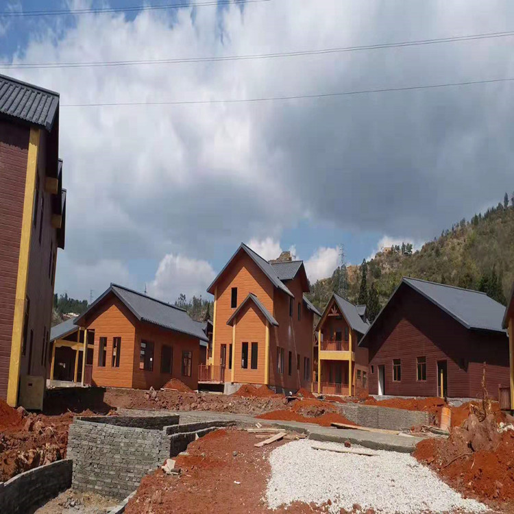 铜仁博天仿古彩石金属瓦带滴水 博古大小翘脚中式风格徽派建筑