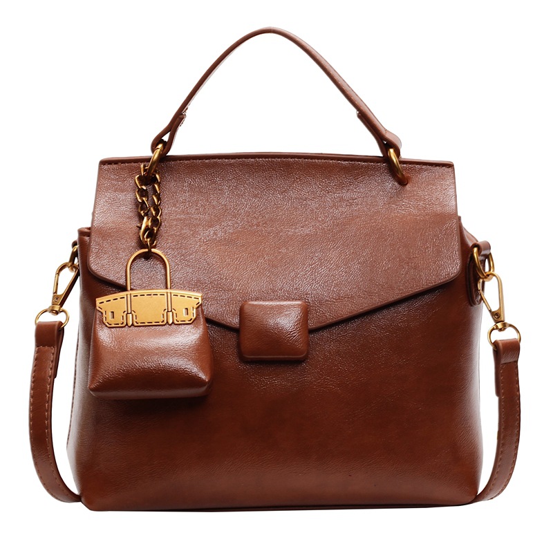 Bolso retro transfronterizo de alto nivel bolso cuadrado para mujeres otoño y invierno 2025 nuevo tipo de mochila casual simple bolso de hombro