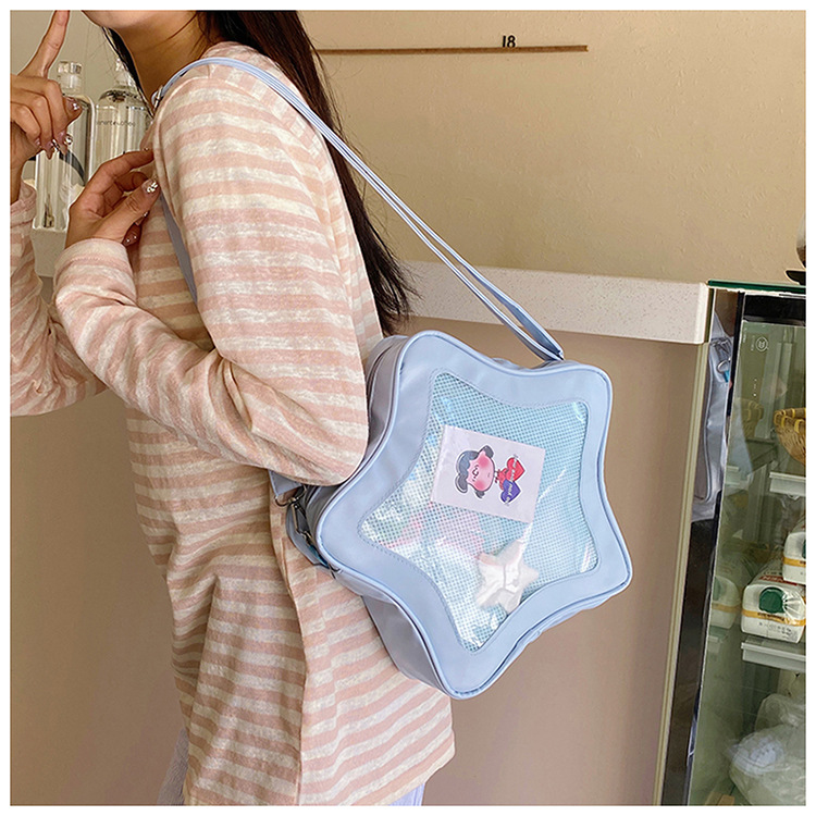 This year's popular color bags, 2025 new star bags, Japanese-style sweet single-shoulder bags, crossbody bags, women's bags, cross-border undefined