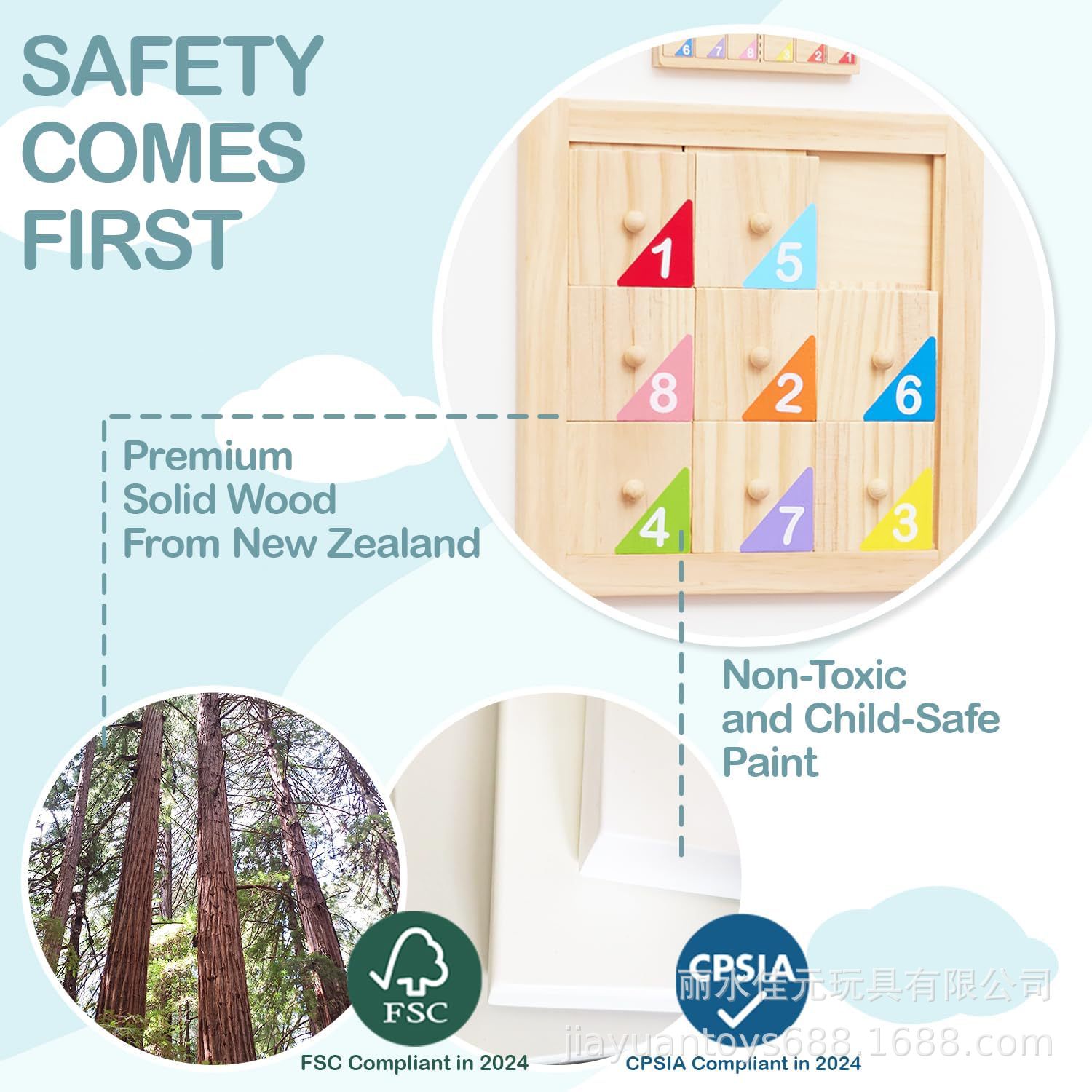Monläurd Montessori Busy Board Sensorik Board Holzspielzeug Wandspielzeug für Jungen und Mädchen ab 6 Monaten