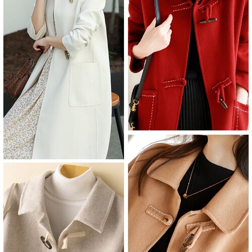 Wooden horn-button versatile buttons for men's and women's coats, trench coats, and outerwear—also perfect for children's clothing and sweaters! Olive-colored button accessories.