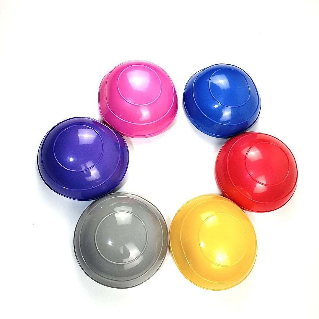 pvc mini small wave speed ball thickened small wave ball foot massage semicircular ball feeling system yoga training balance ball