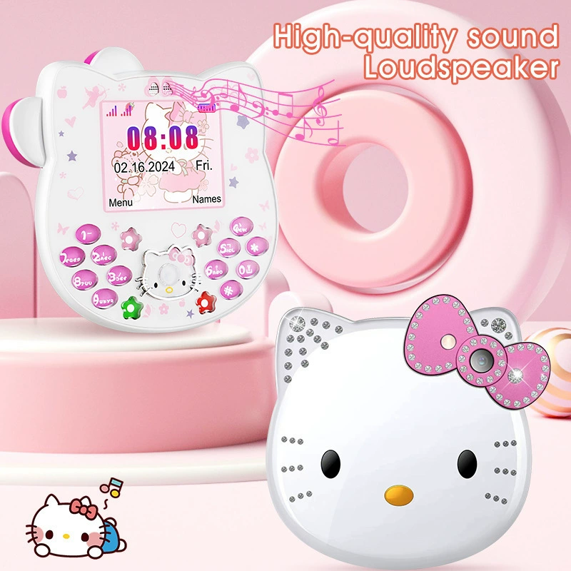 (Граница торговли), Hello Kitty, милый изысканный маленький мультяшный мобильный телефон, Intel Core i168