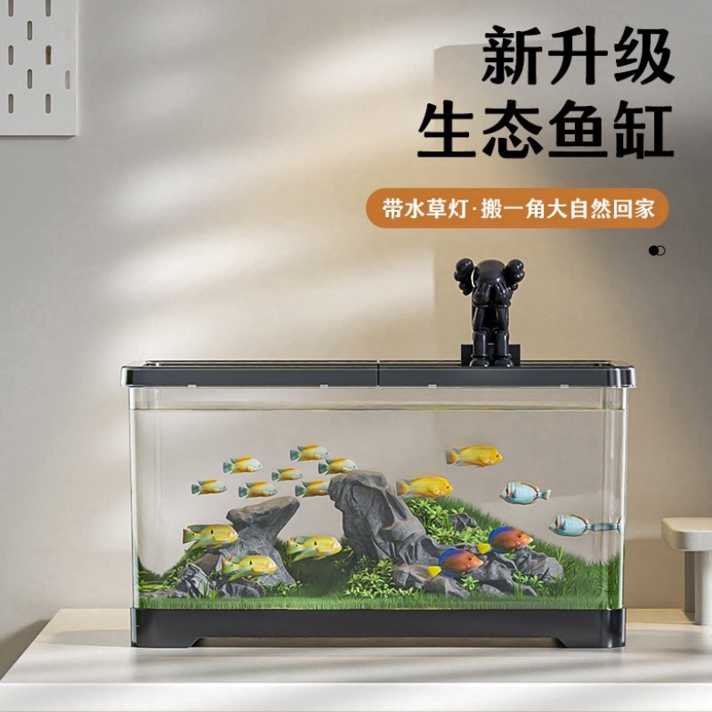 Plastic transparent acrylic glass aquarium