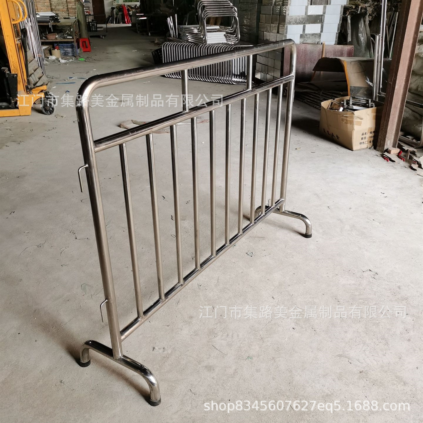 工地隔离不锈钢铁马2米/1.5米现货供应市政交通道路201不锈钢铁马