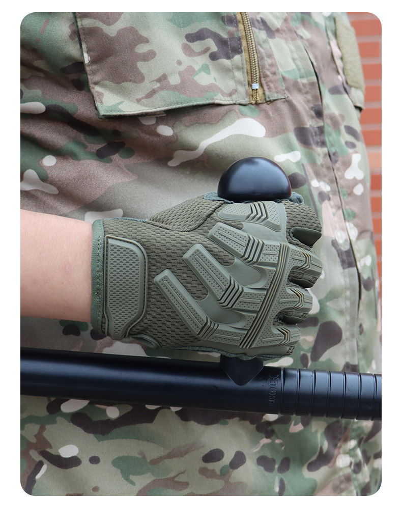 Protective Tactical Hiking Gloves Touch Screen Full Finger Combat_voghion.com