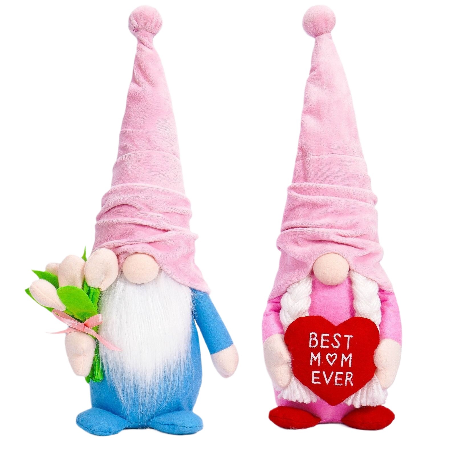 Nuevos productos transfronterizos Día de la Madre muñeca sin cara tulipán amor enano primavera duende Rudolph decoraciones de vacaciones