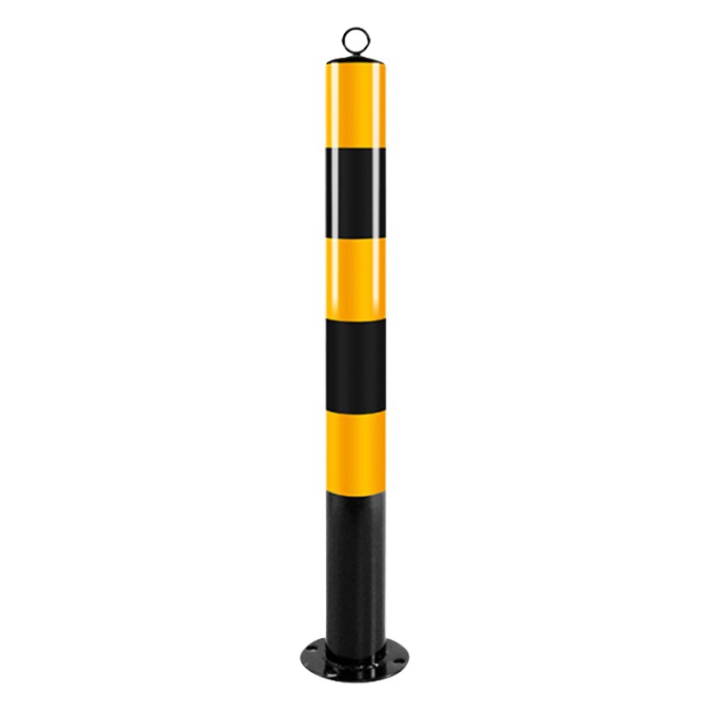 Luxi anti-collision column thickened steel pipe warning column parking car pile red white yellow black paint road isolation column