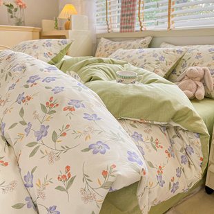 High-Count, High-Density Pure Cotton Quilt Cover Single Piece 180X200×230 Double Thickeneded Twill 100 Quilt Cover Single