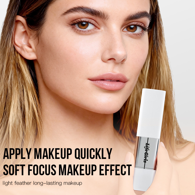 Life Girls Light Plume Maquillaje Base Stick Dual Heads With Brush Post Light Maquillaje Base Cross-Border Beauty Maquillaje Perfect Mujer