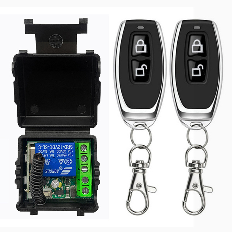 5V9V12V24V无线遥控开关门禁遥控器直流电控锁灯具电动门控制器