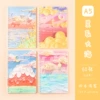 Stars and Sea, A5 spiral notebook (single unit price)
