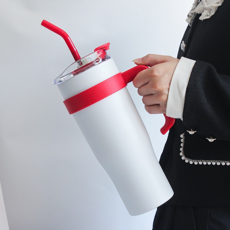 Big Mac dopamina icemaster taza 304 taza de acero inoxidable taza de paja deportiva al aire libre taza de automóvil taza