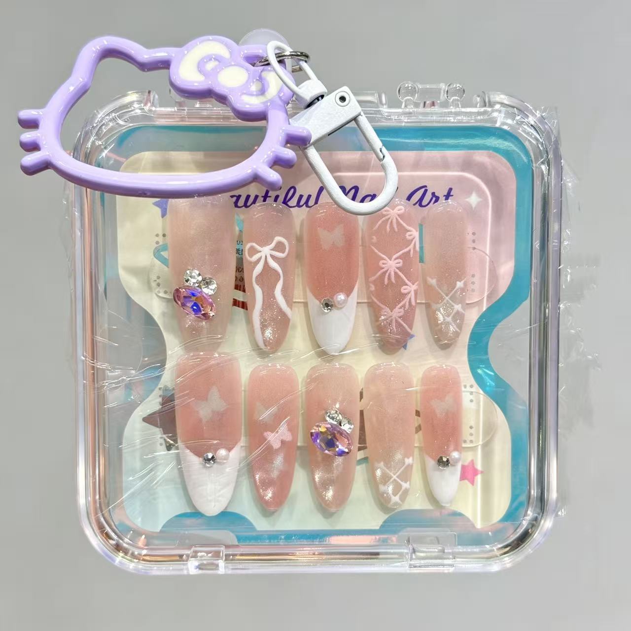 New High-End Wearable Nails, High-End Student Wearable Nails, Handmade Four-Season Ins Style Wearable Nails, Handmade Nails