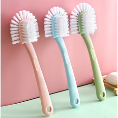 Multifunctional Five-Sided Shoe Brush, Hard Plastic Brush, Laundry Brush, Home Use Long Handle Cleaning Brush, Ring Shoe Brush