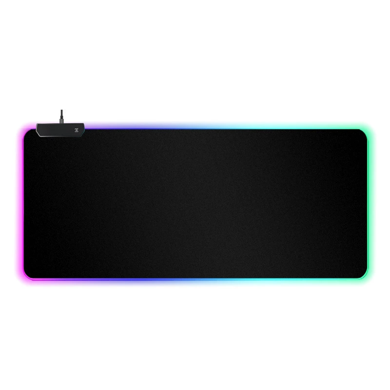 Glowing big mouse, gaming keyboard, waterproof table mat, wristband, increased thickness
