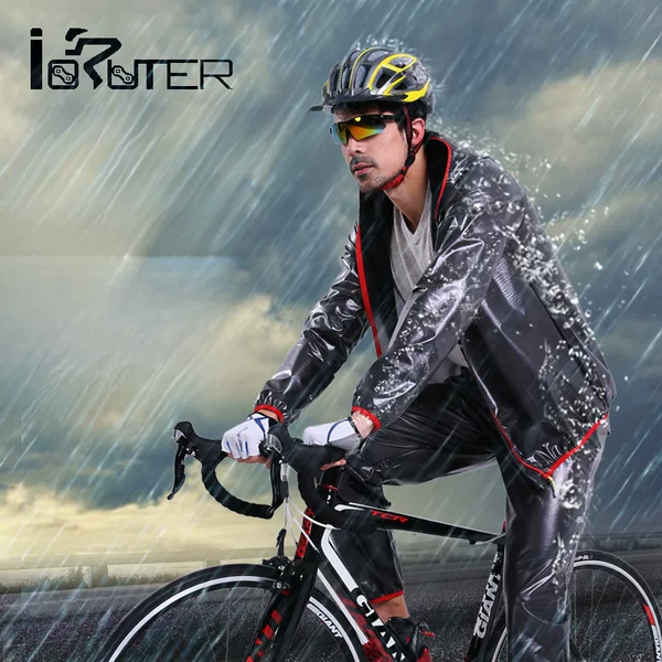 Split Raincoat Pants Electric Motorcycle Bicycle Rain Gear Waterproof Riding Reflective Adult Raincoat Set Factory