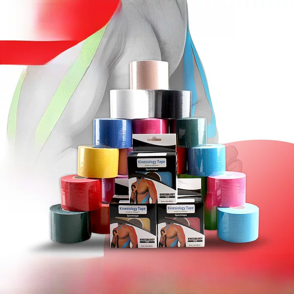 Sports Fitness Bandage Muscle Tape Waterproof Elastic Stretch Fit Skin Lightweight Portable Sports Muscle Patch