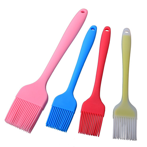 Thickened all-in-one transparent silicone brush barbecue brush cake baking milk oil sauce brush sweep silicone brush