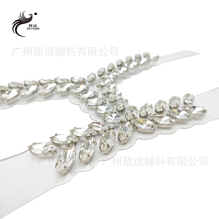 Decoraciones de zapatos transparentes con forma de garra y diamantes de imitación, accesorios para zapatos, sandalias, pantuflas, decoraciones para calzado, accesorios de ropa, muy vendidos transfronterizos.