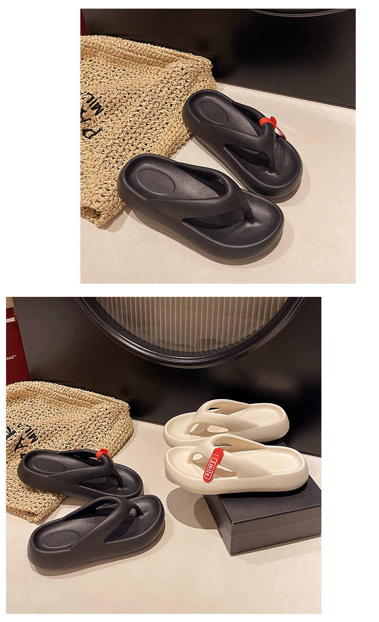 Women's Korean Style Non-slip Platform Flip Flops Casual Sandals_voghion.com