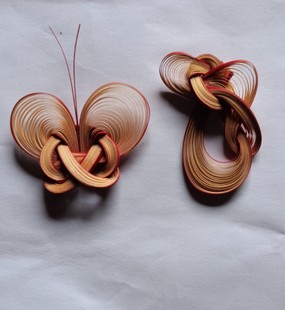 Butterfly Bamboo Brooch Souvenir Birthday Holiday Special Gift Jewelry Creative Fashion