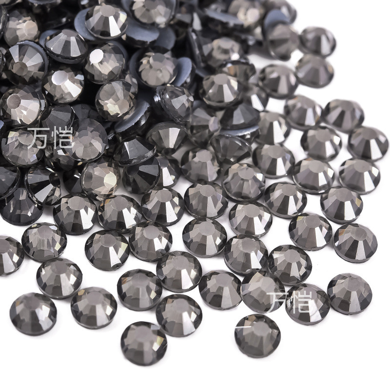 爆発的な輝きの平底イミテーションオパールラインストーン、衣類用アクセサリー、電気メッキガラスラインストーン、大型装飾品、DIYジュエリーアクセサリー材料