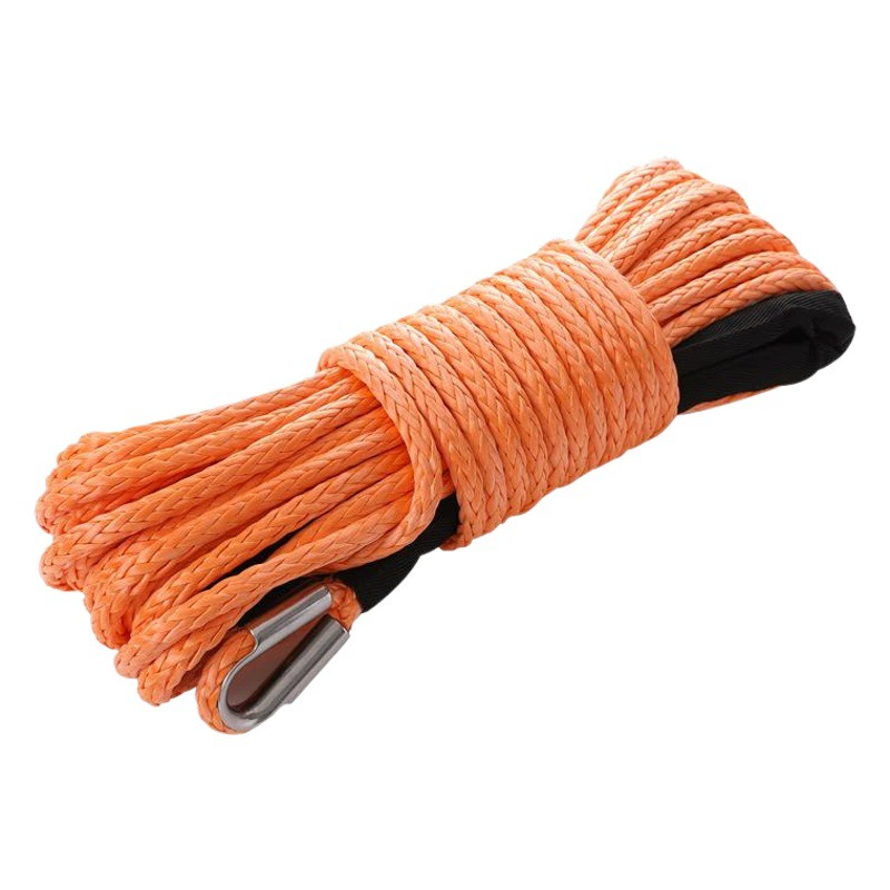 Спотовая поставка 9,5 мм * 26 м внедорожный лебедка буксир автомобиль спасательный буксир высокомолекулярная лебедка веревка