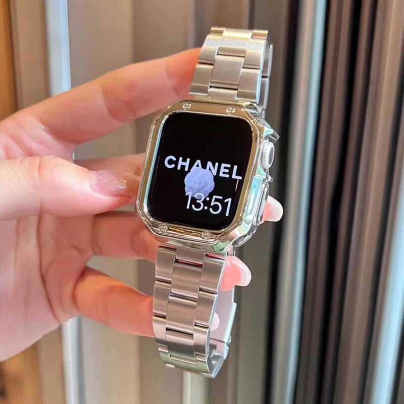Slim Waist Metal Strap for Apple Watch Apple watch4567S8 Generation S9 Wristband