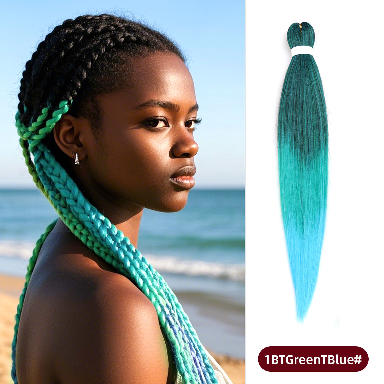 Pelucas de trenzas grandes EZ para actuaciones, populares en línea, trenzas versátiles para mujeres africanas, rastas de fibra sintética de colores al por mayor, muy vendidas en África.