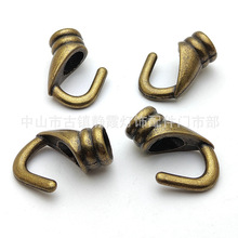 工矿灯吊灯配件青古铜色2#压铸吊钩吊环灯具吊链连接环M10牙吊具