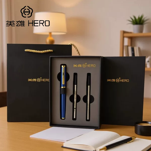 Hero Hero Orb Pen Metal Rod Heavy Touch Signature Pen Business Refill Gift Box Corporate Conference Gift Pen
